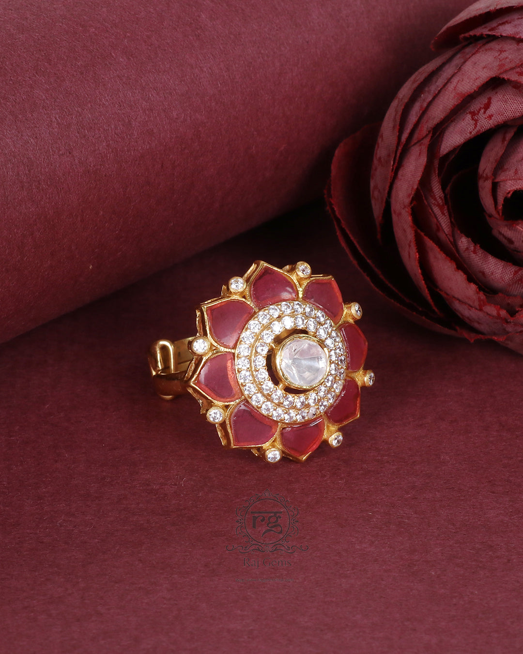 925 Silver Adjustable Ring