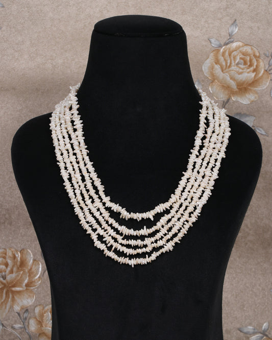 Natural Fine Quality Keshi Pearl Gemstone Beads Necklace Jewelry