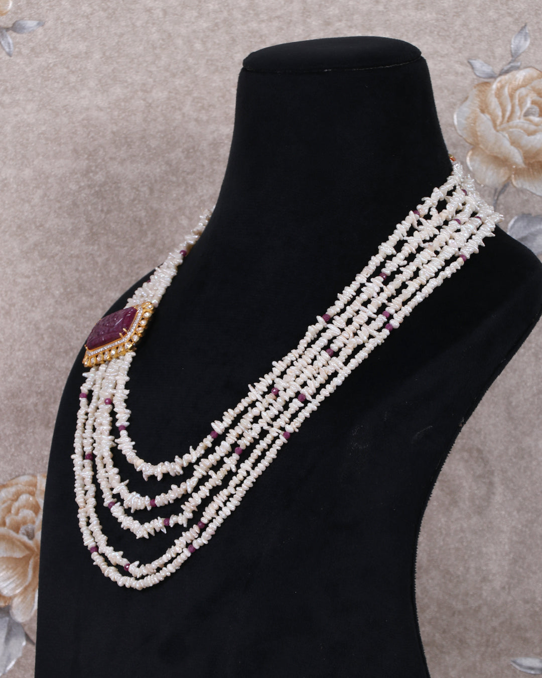 925 Silver Ruby Gemstone Necklace Jewelry