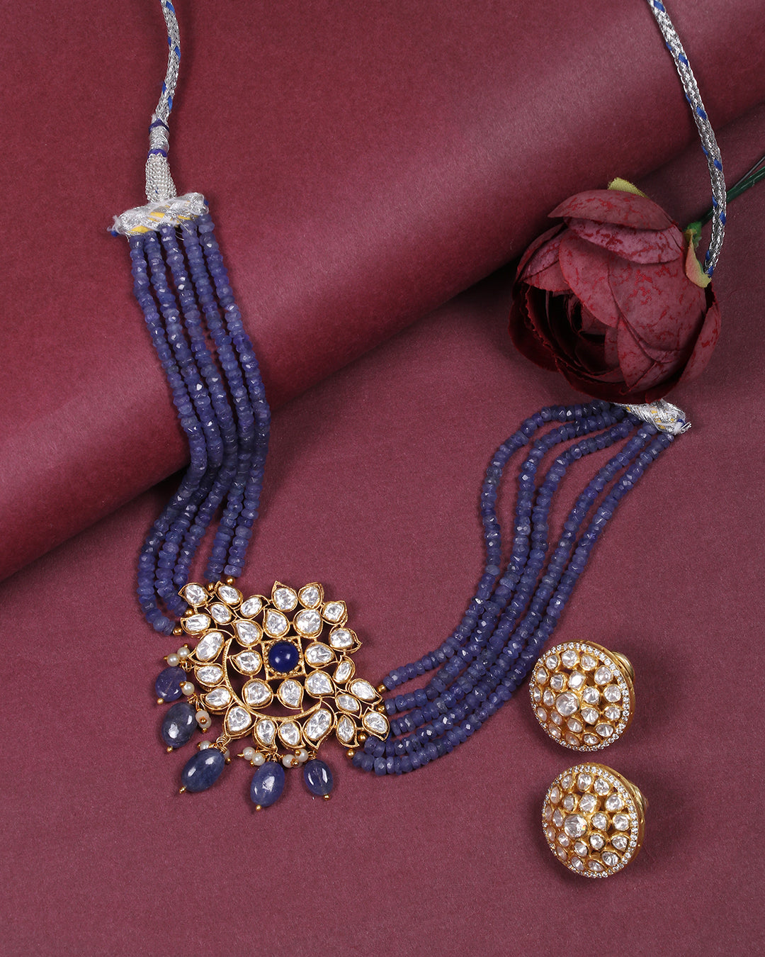 925 Silver Designer Beads Necklace Jewelry