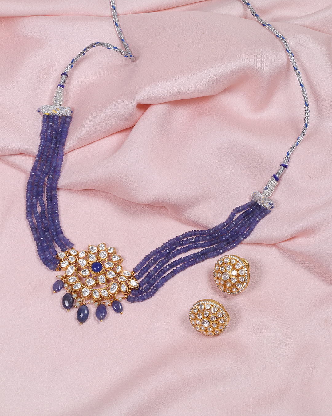 925 Silver Designer Beads Necklace Jewelry