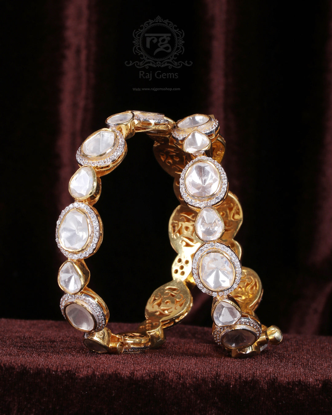 925 Silver Moissanite Bangle