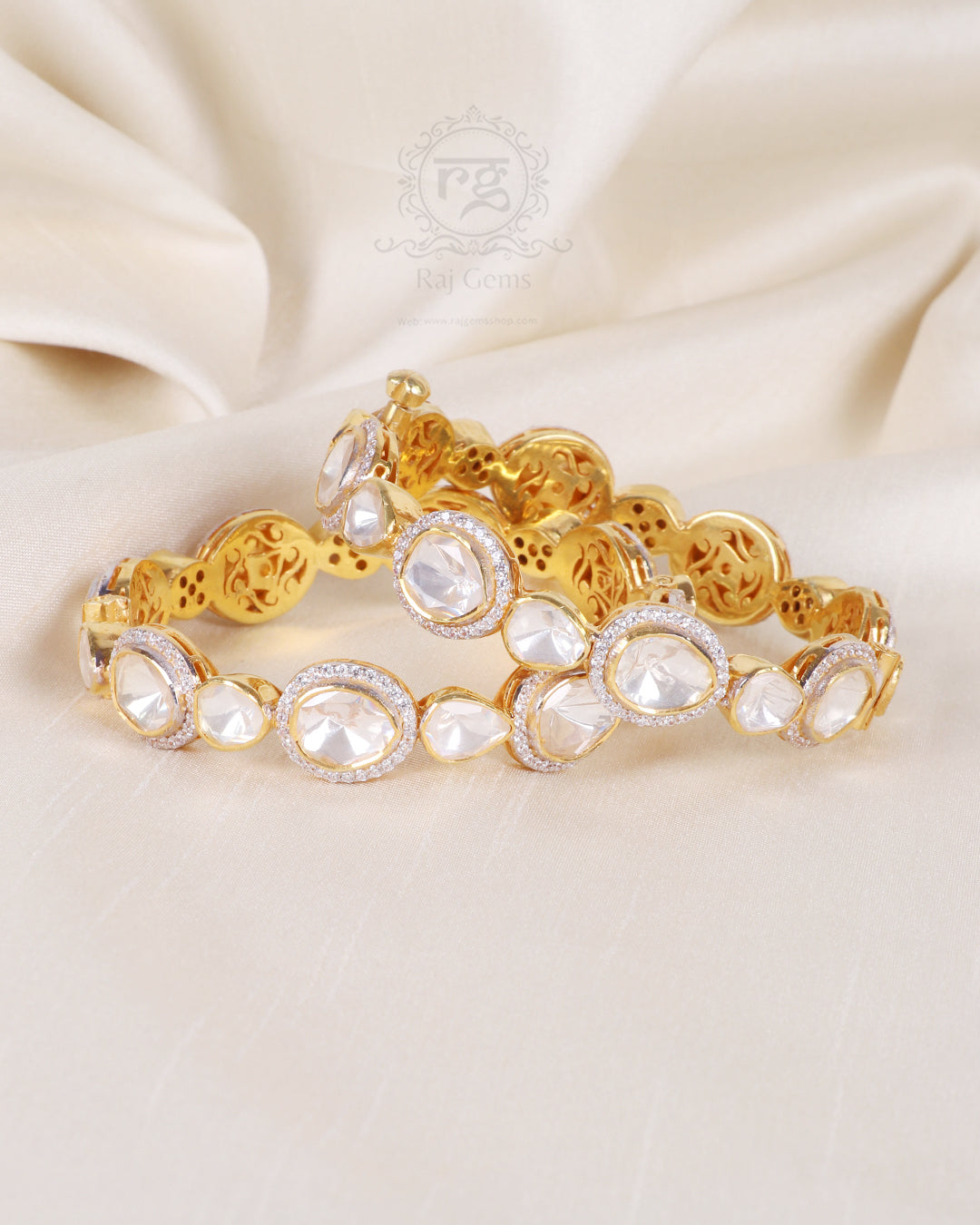 925 Silver Moissanite Bangle