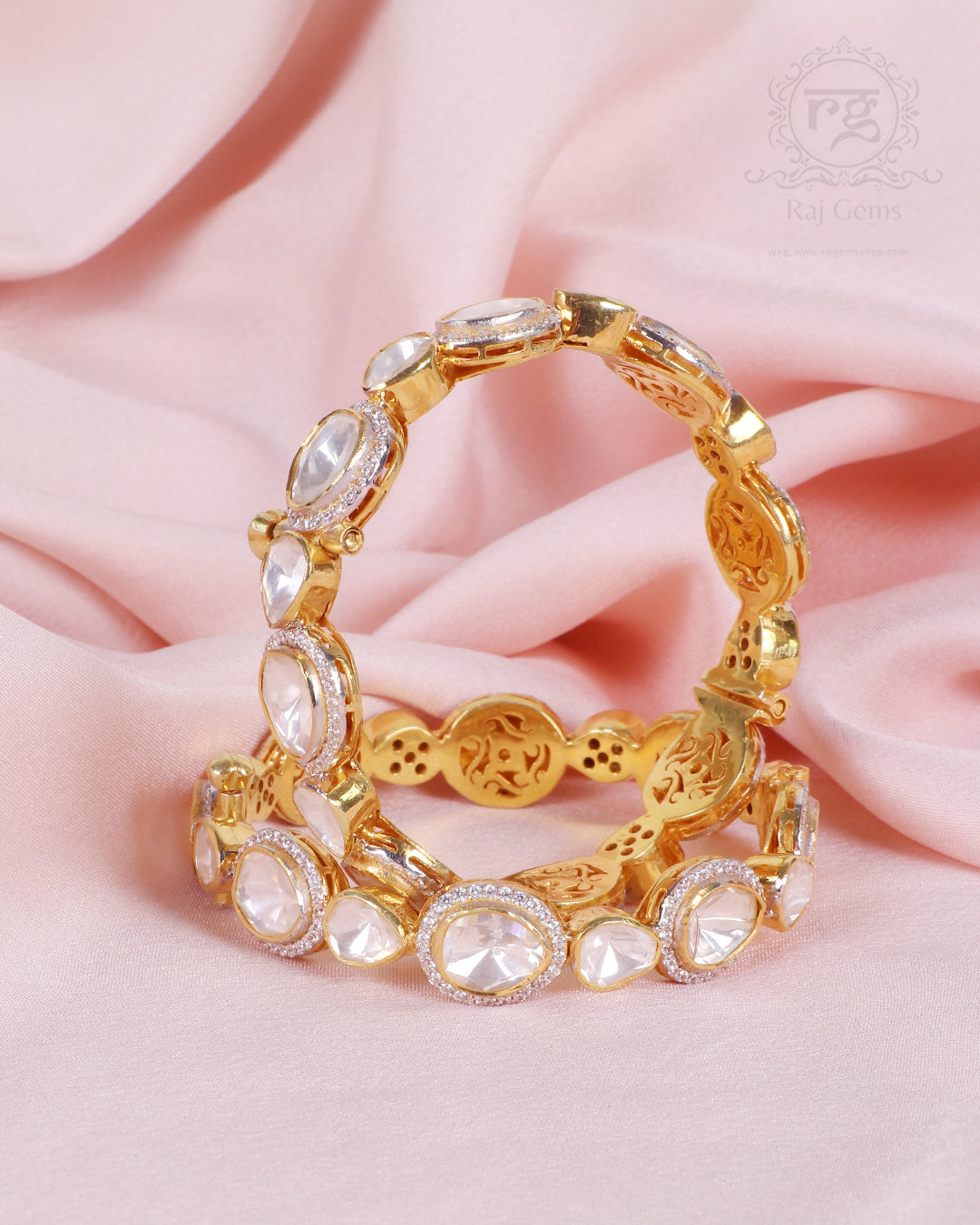 925 Silver Moissanite Bangle