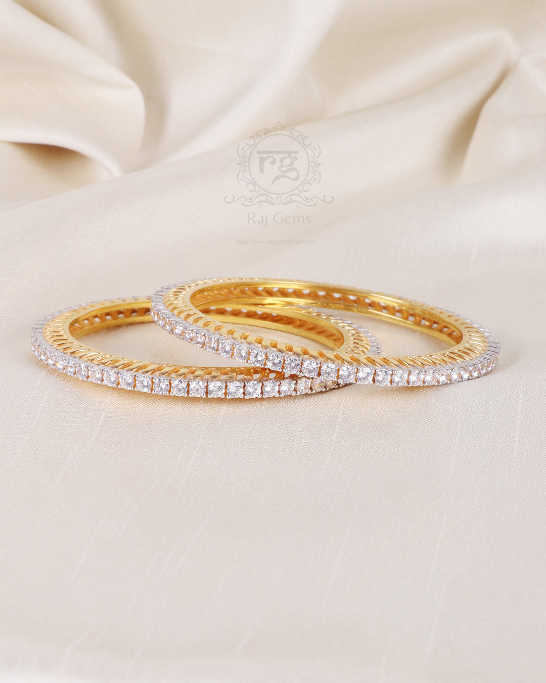 925 Silver Moissanite Bangle