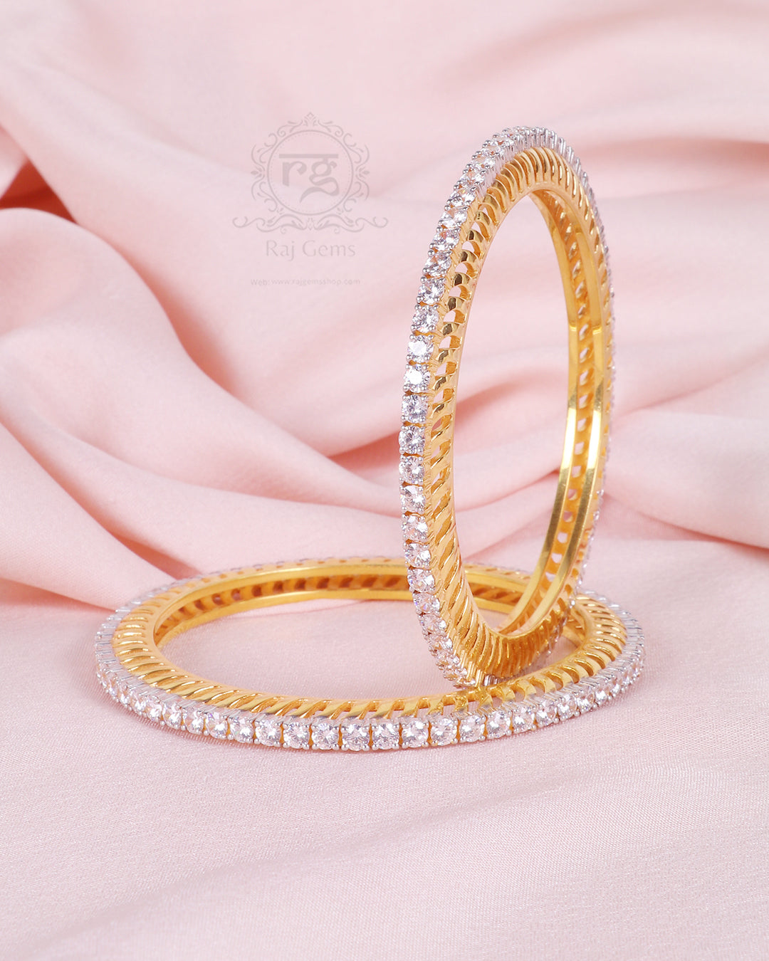 925 Silver Moissanite Bangle