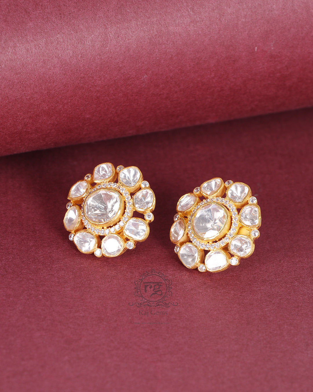 925 Silver Moissanite Stud Earring