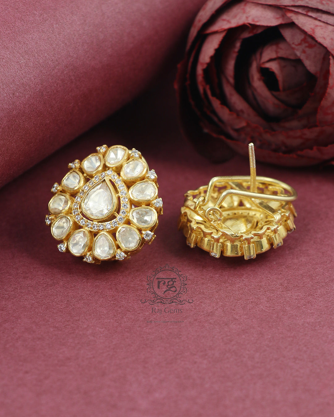 Pure Silver Designer Earrings