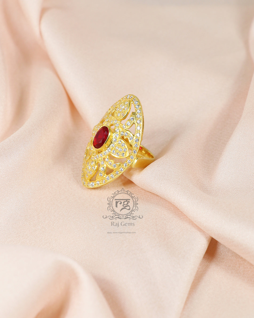 Designer Pure Silver Ring