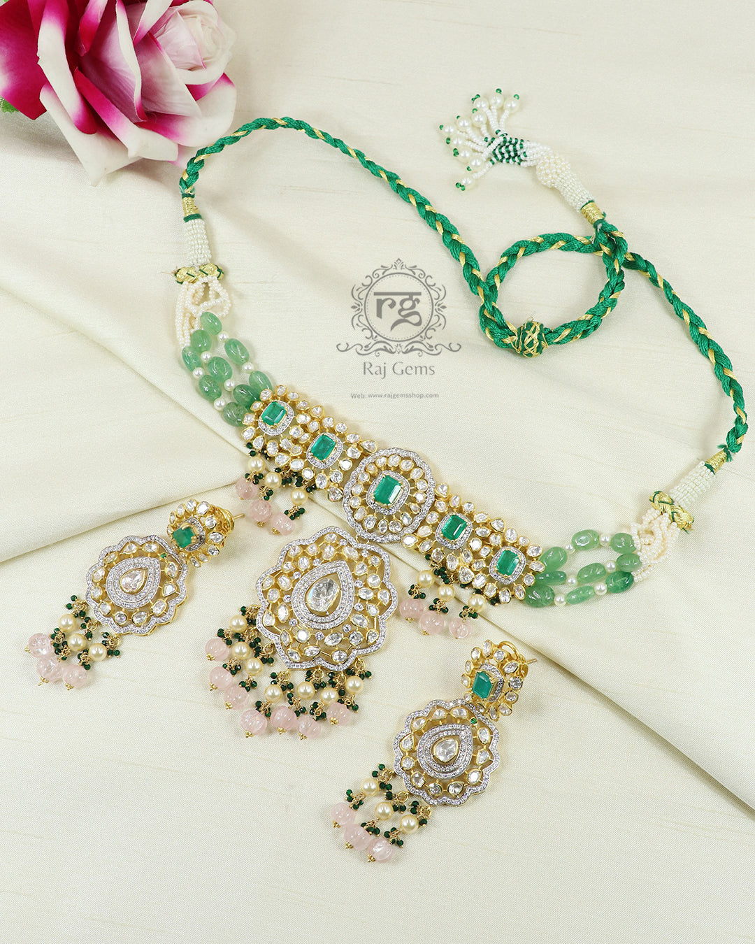 Designer 925 Pure Silver Necklace Jewellery