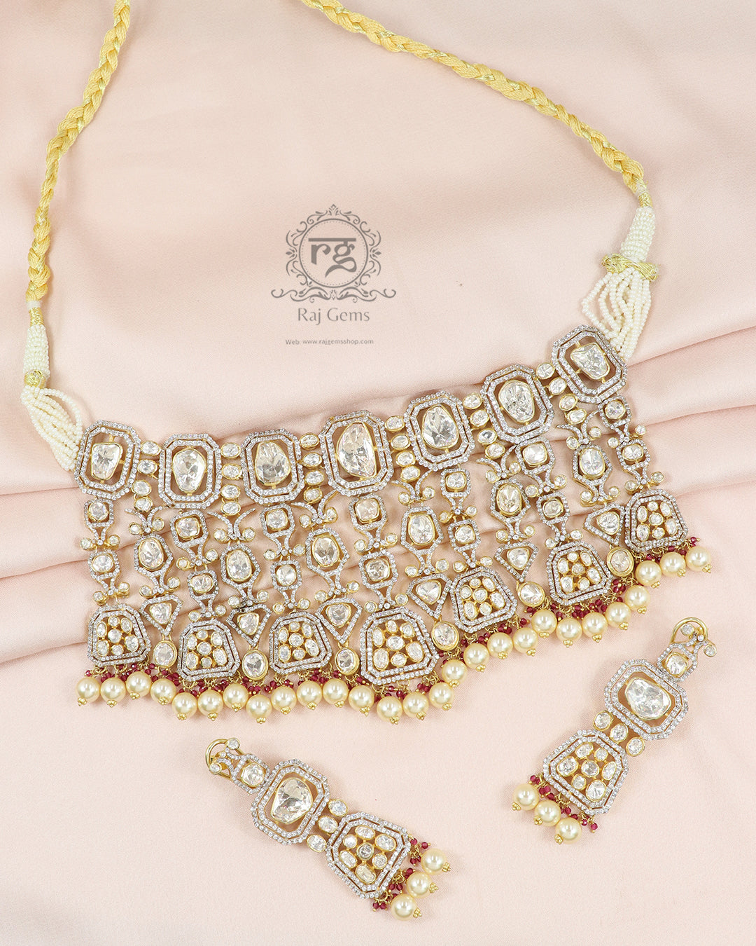 Designer 925 Pure Silver Necklace Jewellery