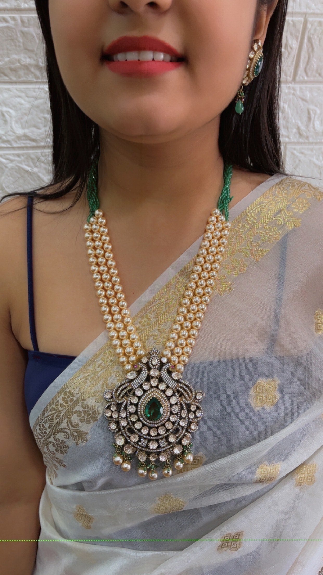 Pure Silver Designer Necklace Set Jewelry