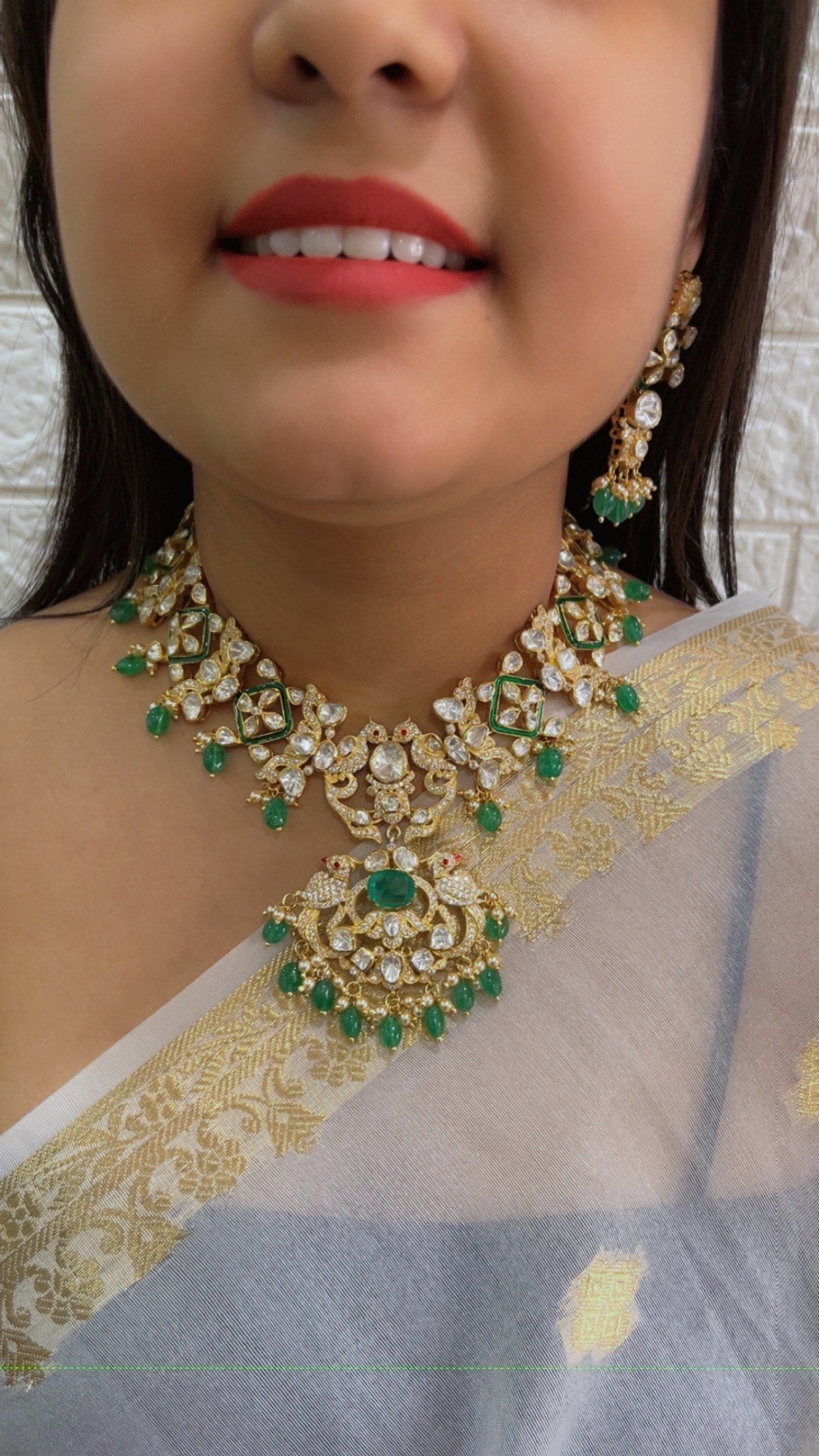 Pure Silver Designer Necklace Set Jewelry