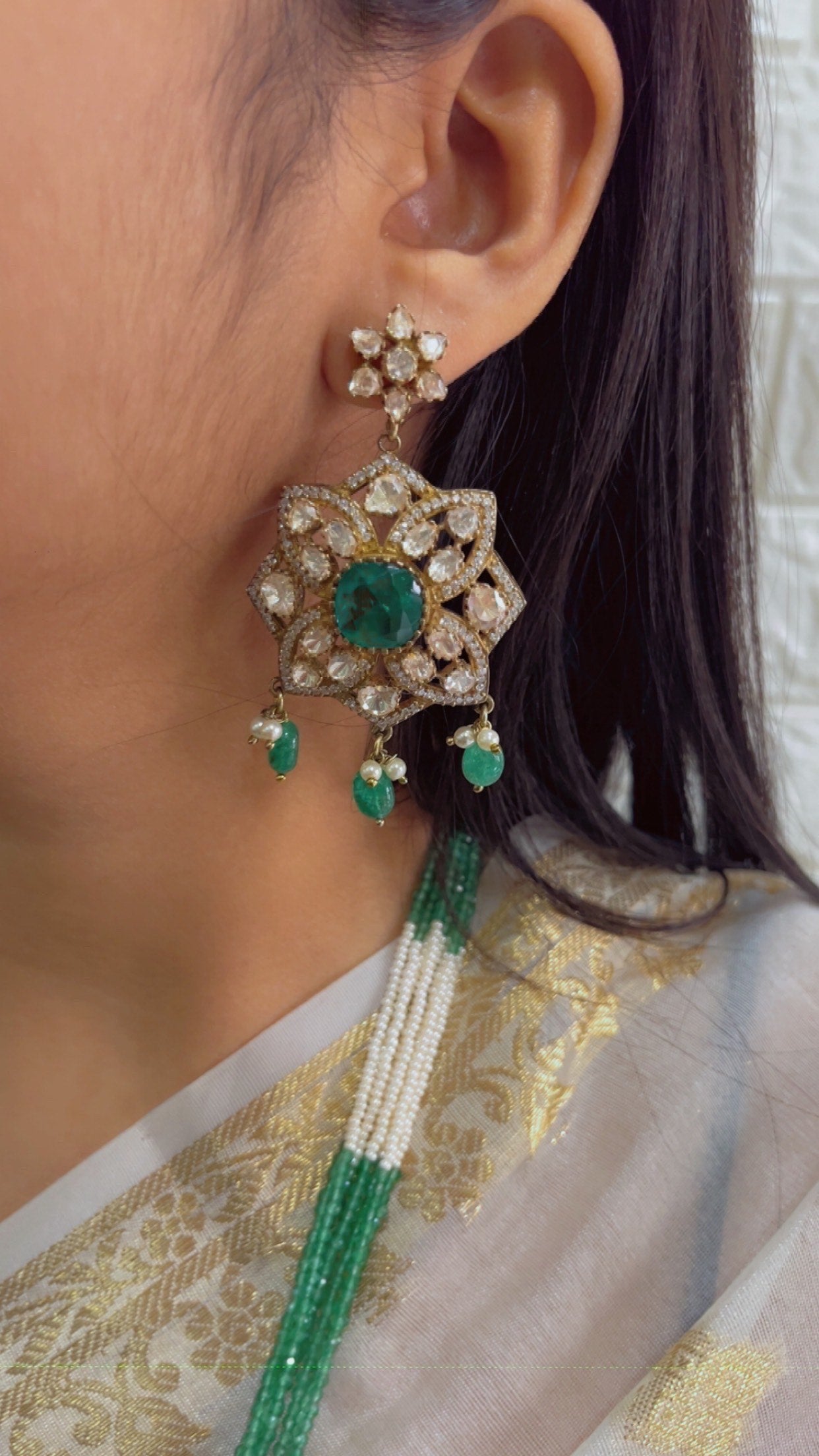 Pure Silver Designer Necklace Set Jewelry