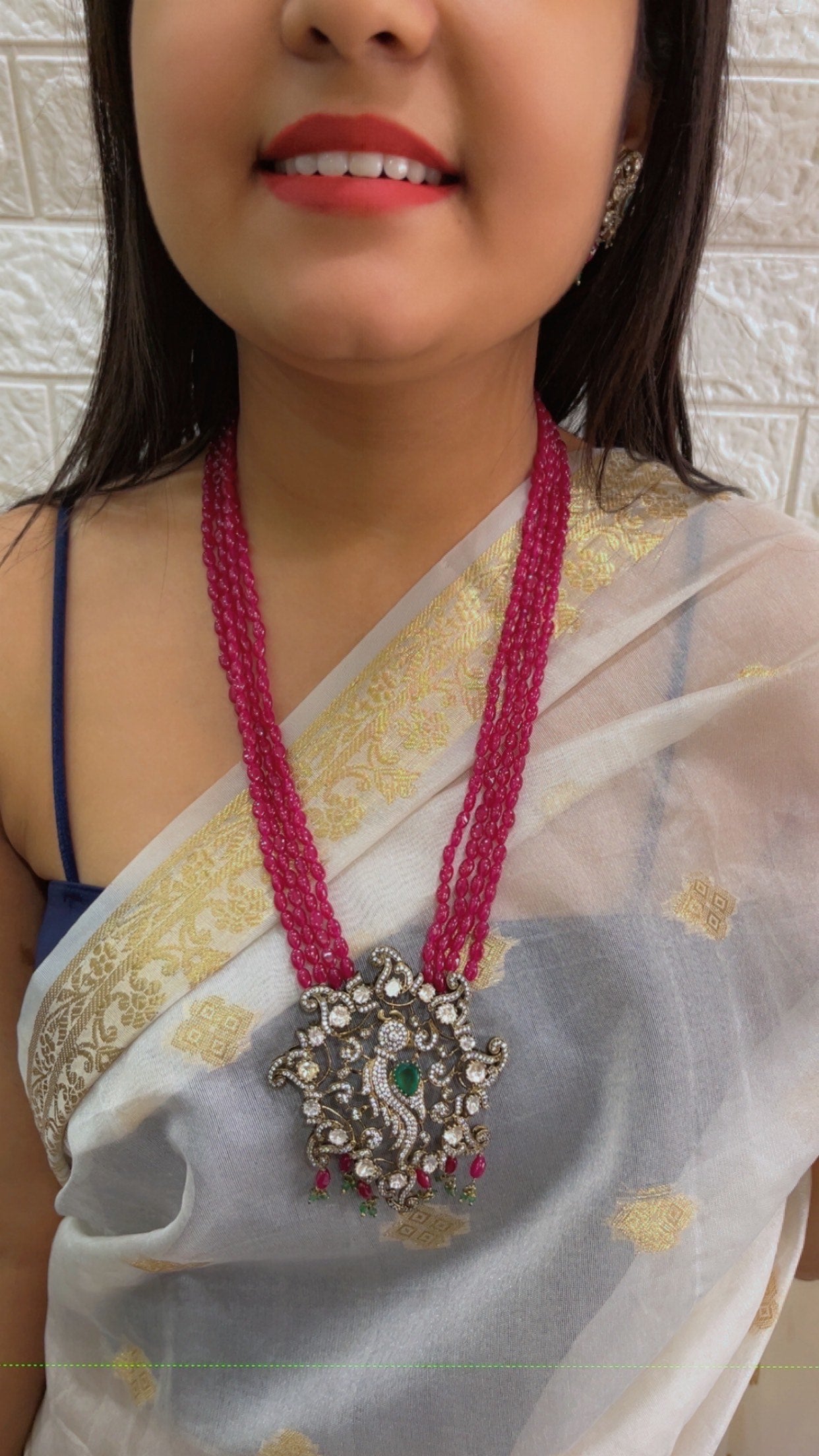 Pure Silver Designer Necklace Set Jewelry