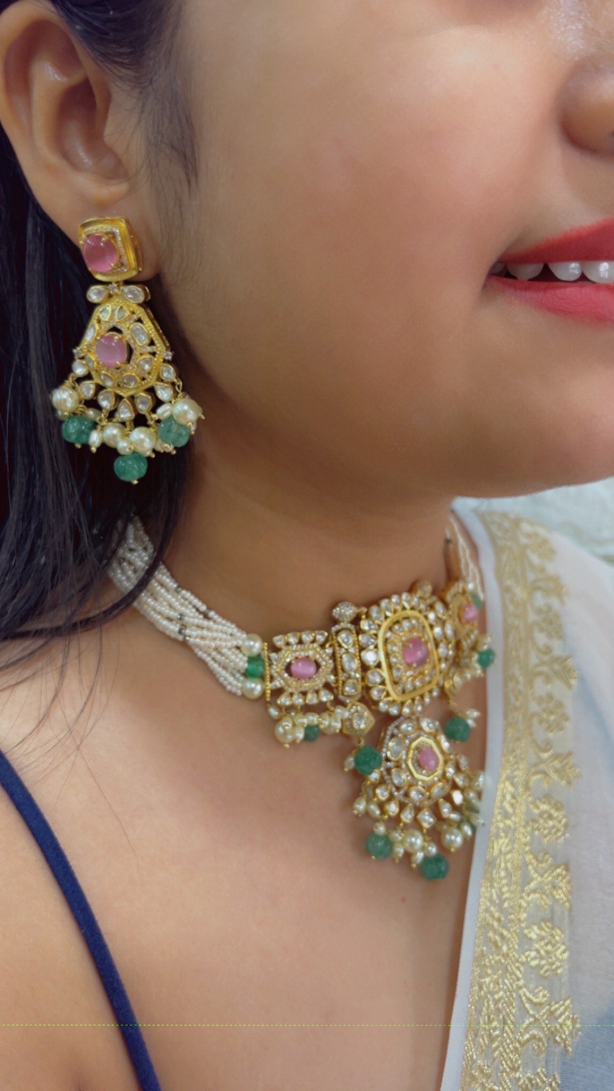 Pure Silver Designer Choker Necklace Jewelry