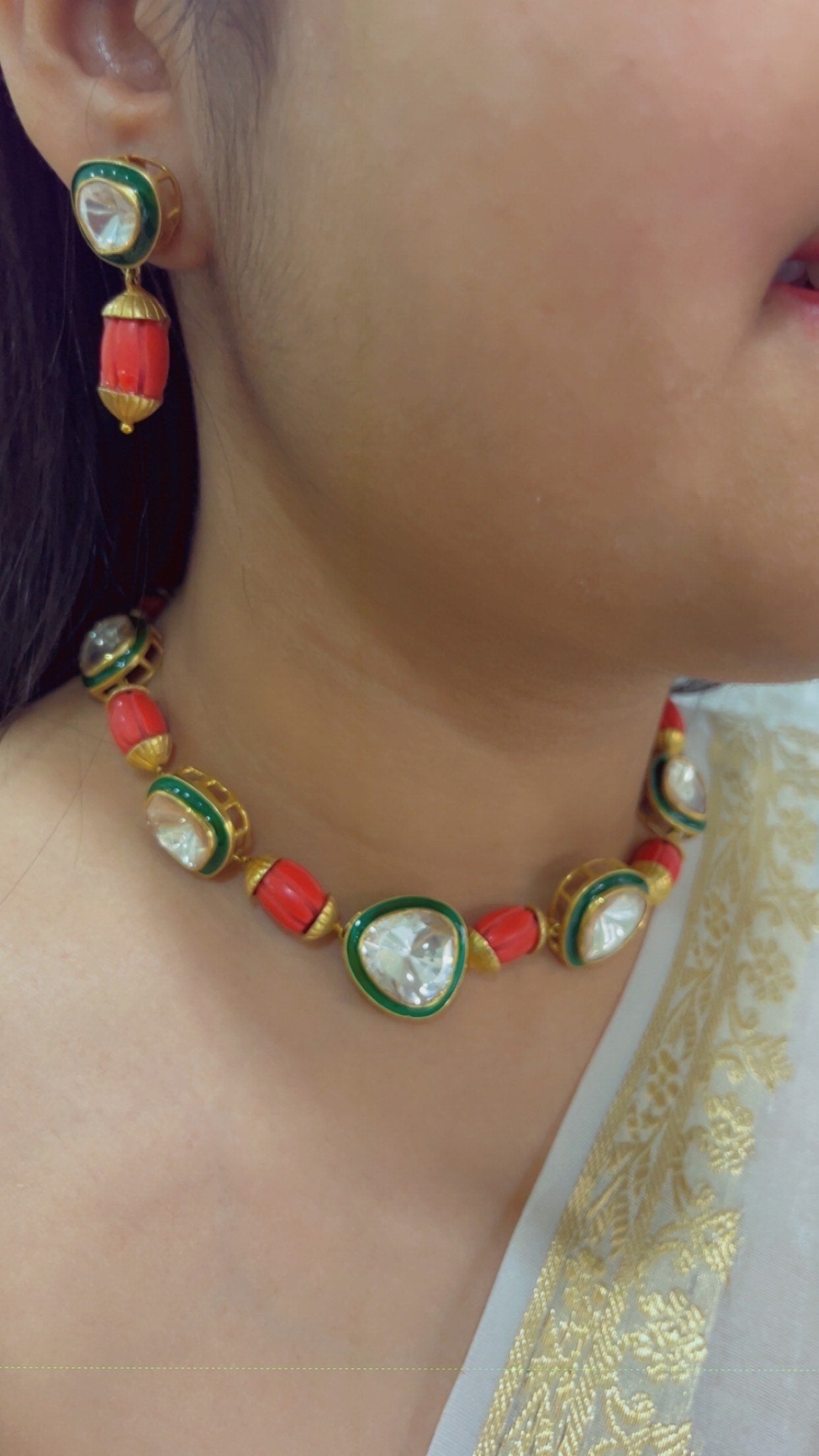 Pure Silver Designer Choker  Necklace Jewelry