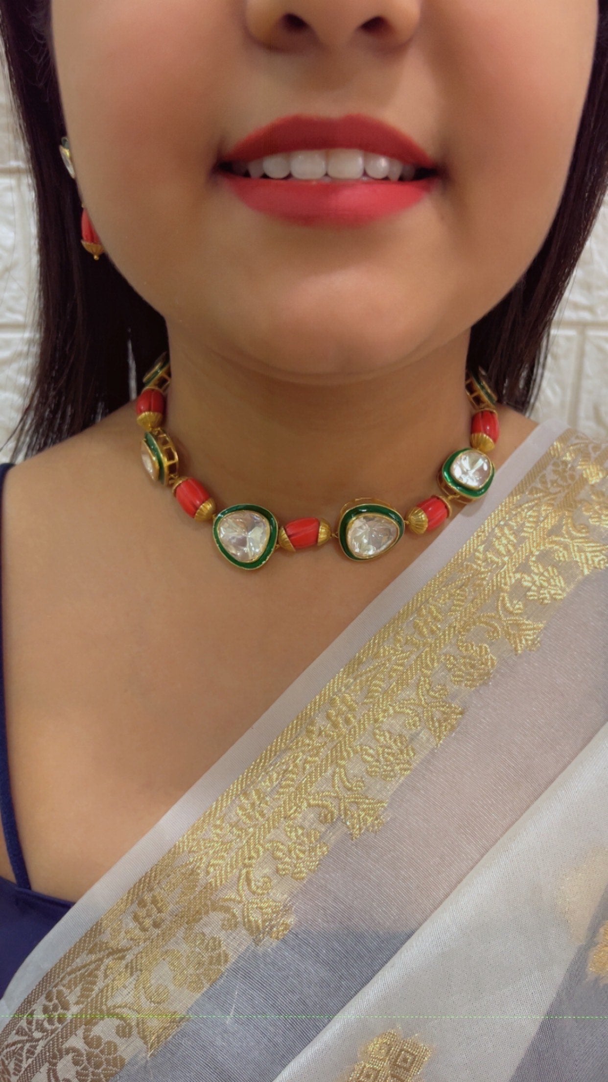 Pure Silver Designer Choker  Necklace Jewelry