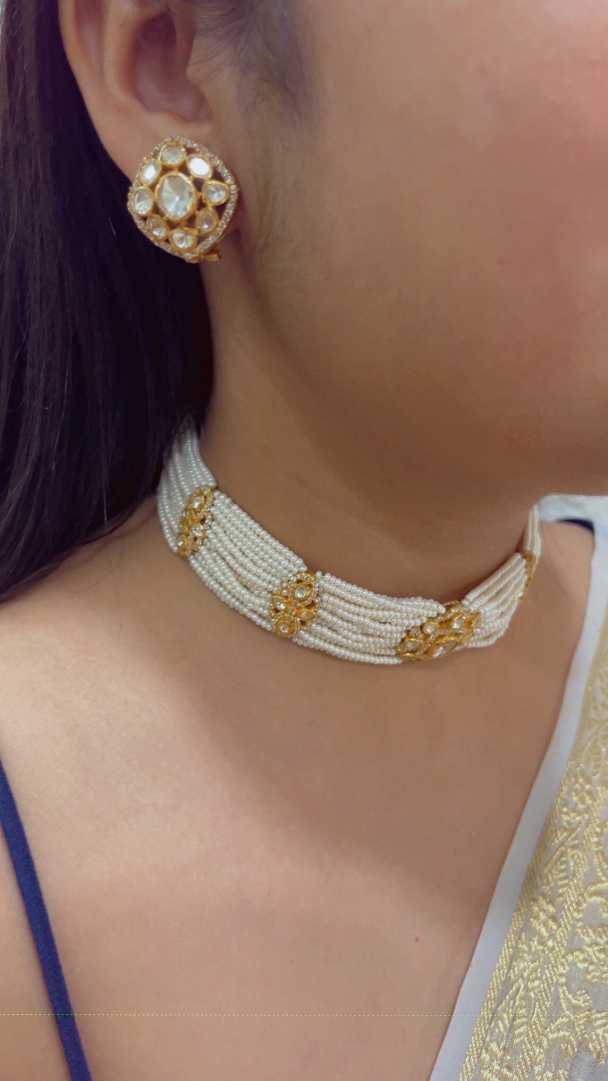 Pure Silver Designer Choker Necklace Jewelry