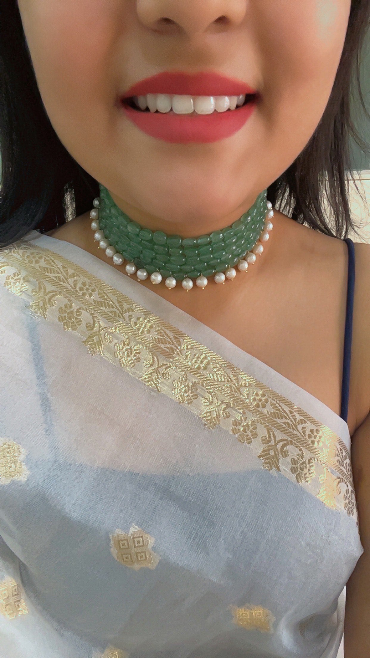 Designer 925 Silver Choker Necklace Jewelry