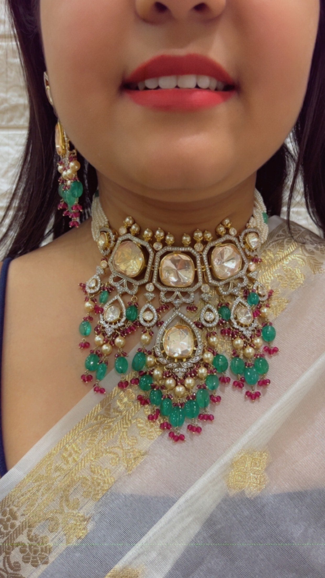 Designer 925 Silver Choker Necklace Jewelry