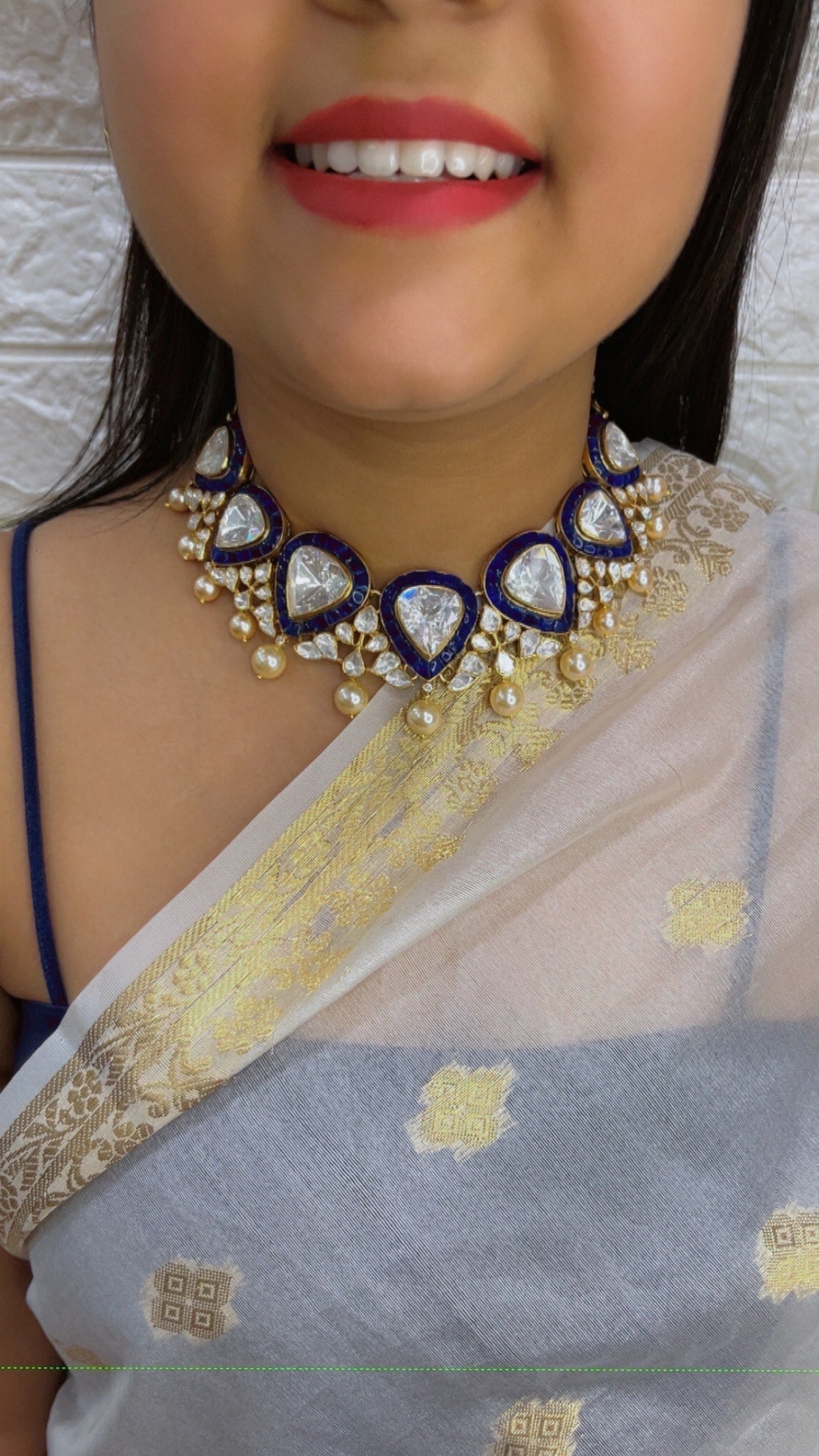 Designer 925 Silver Choker Necklace Jewelry