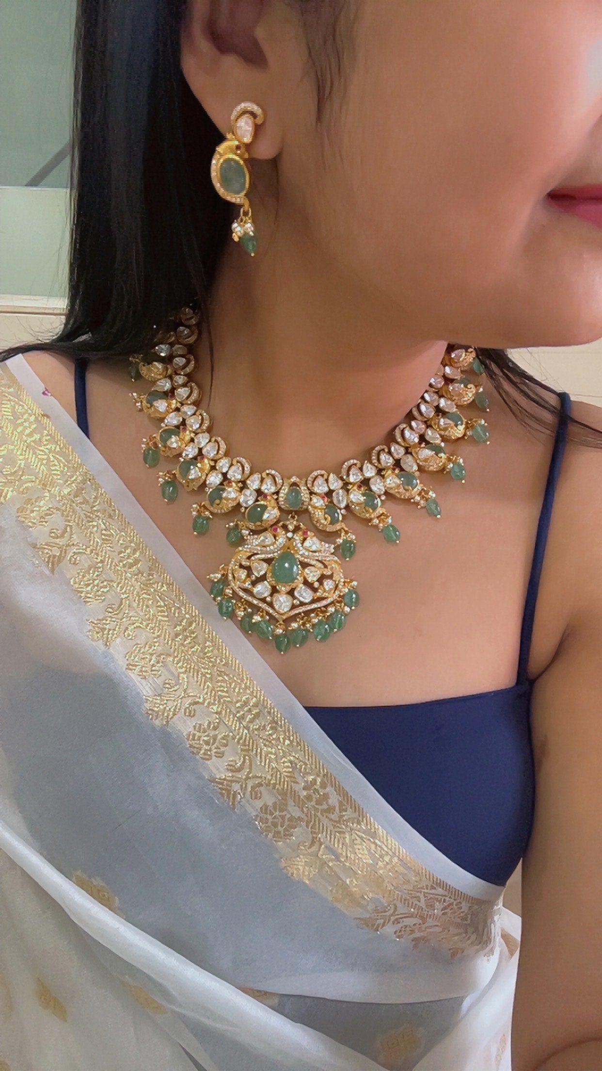 Designer 925 Silver Choker Necklace Jewelry