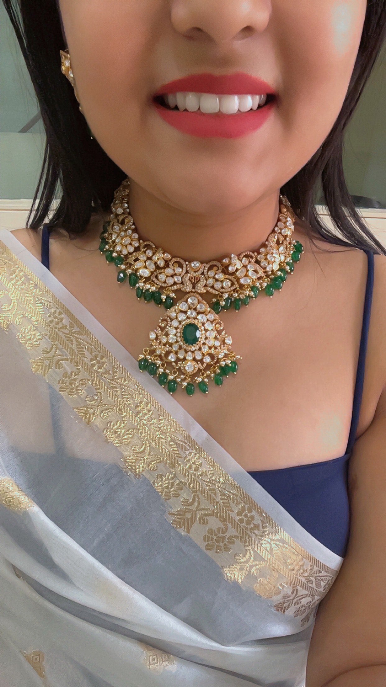 Designer 925 Silver Choker Necklace Jewelry