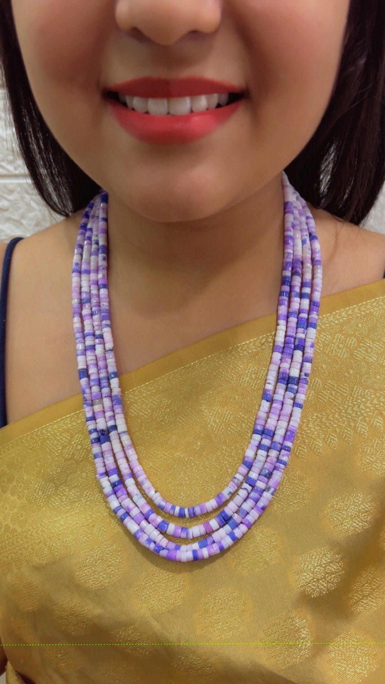 Natural Opal Gemstone Beads Necklace Jewelry QC3