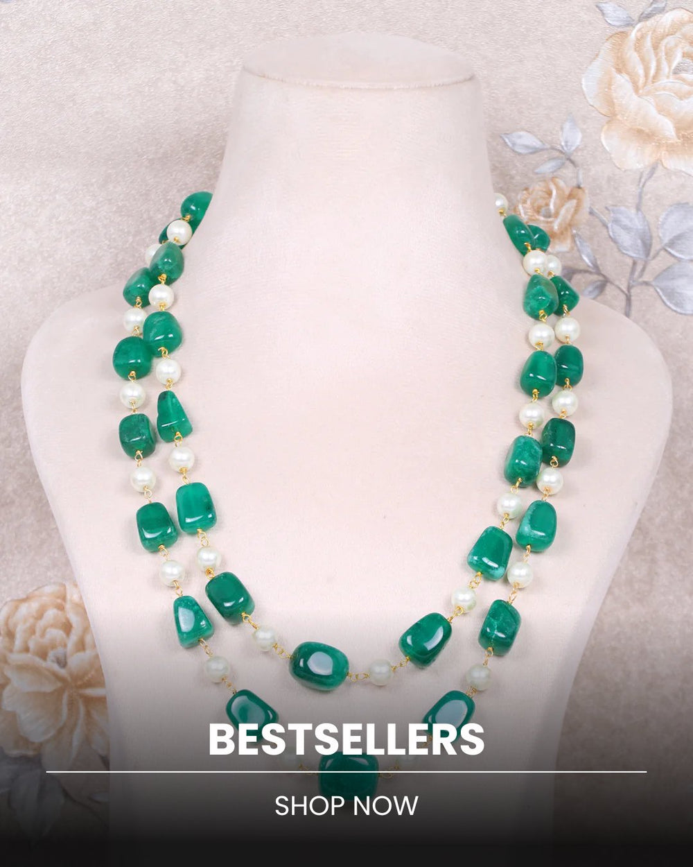 Shop 100% Natural Gemstone Beads Necklace & 925 Silver Jewelry – Raj Gems