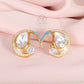 Designer Peacock 925 Silver Stud Earrings