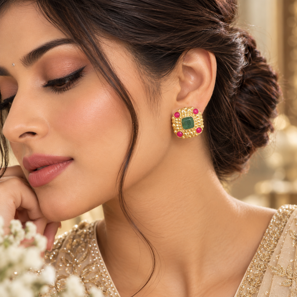 925 Silver Stud Earring Jewelry