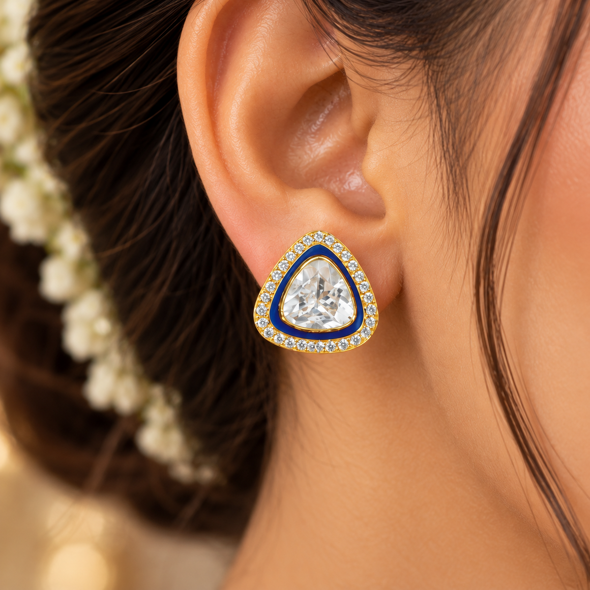 Designer Pure Silver Earrings