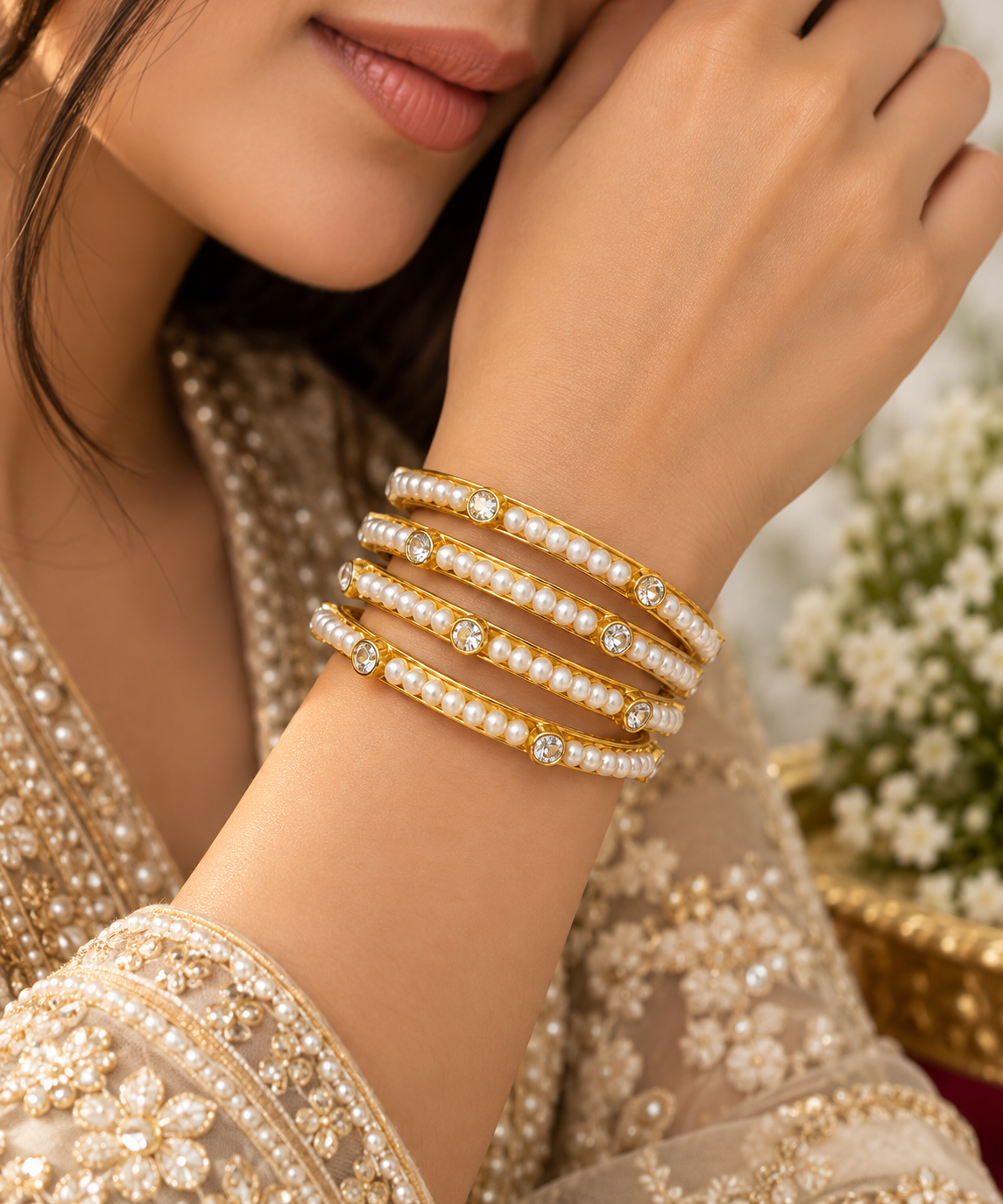 Designer 925 Silver Bangle