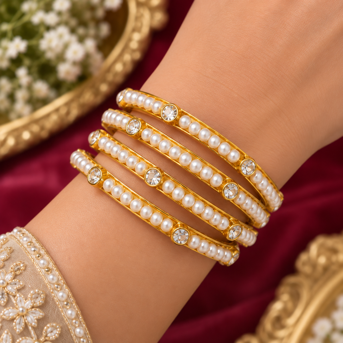 Designer 925 Silver Bangle