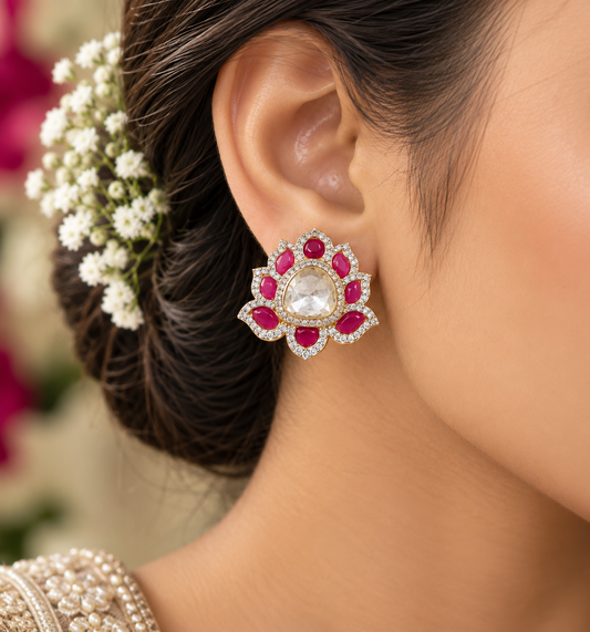 Designer Pure Silver Earrings