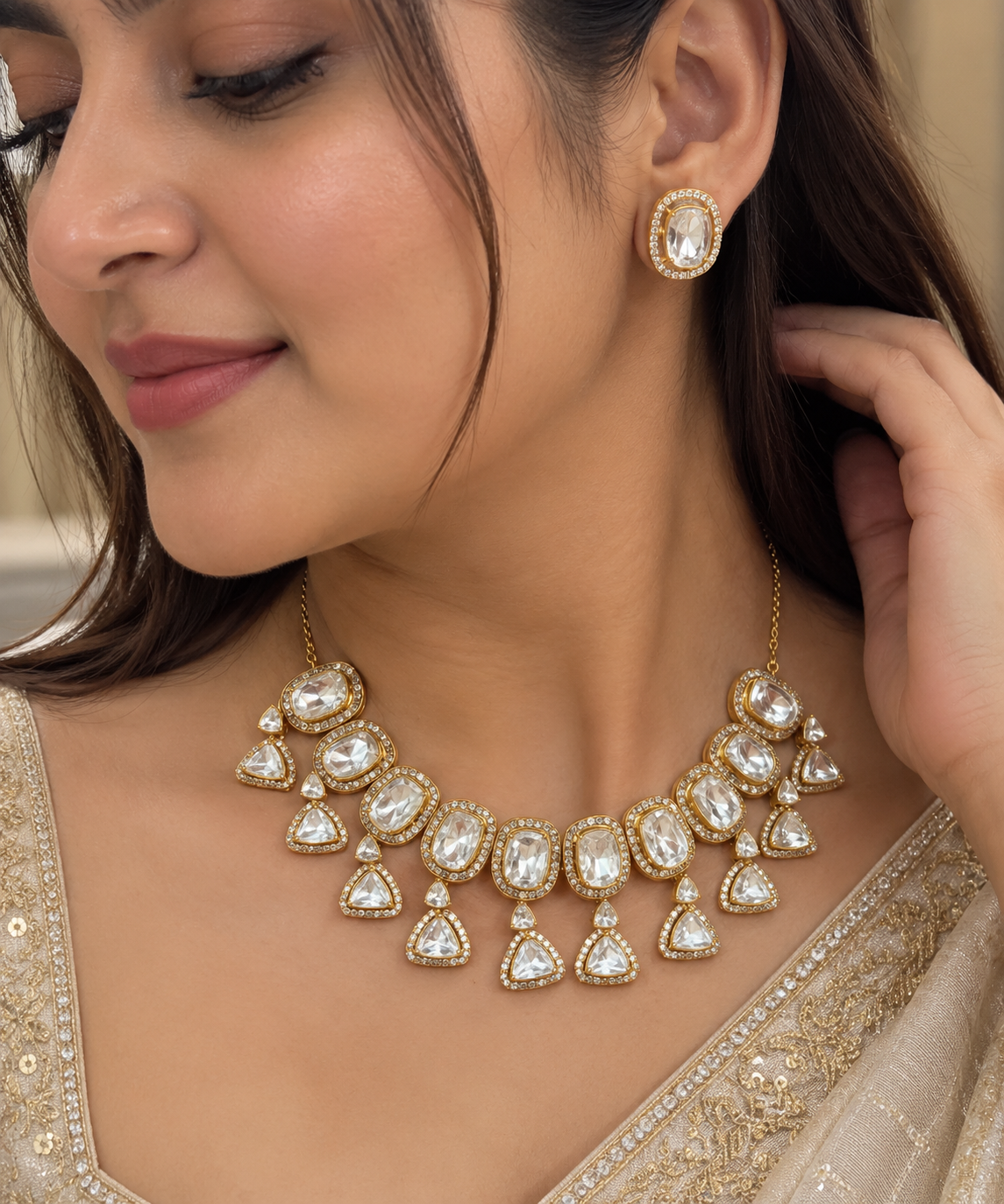 Pure Silver Designer Choker Necklace  Jewelry