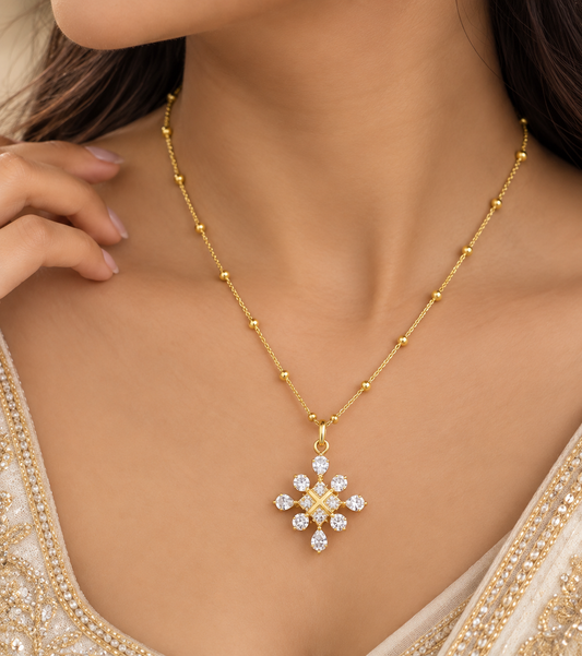 Designer Pure Silver Necklace