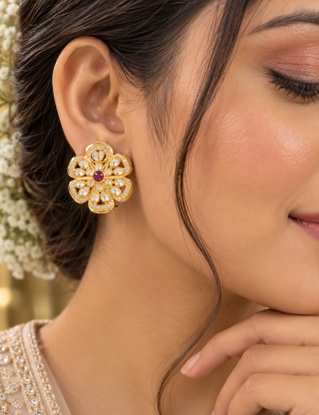 925Pure Silver Designer Earrings