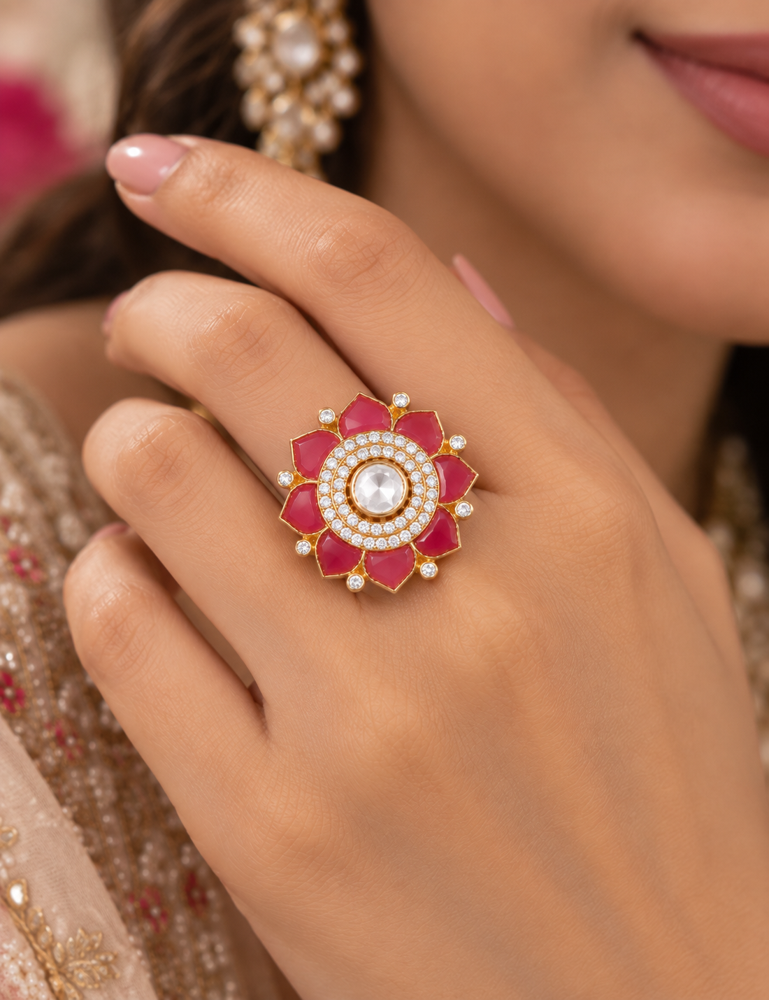 925 Silver Adjustable Ring