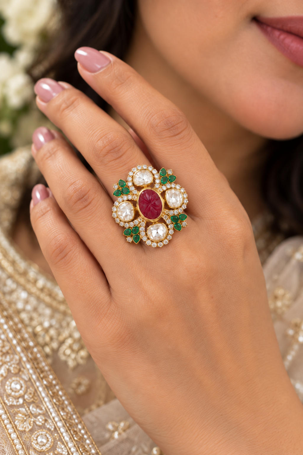 925 Silver Adjustable Ring