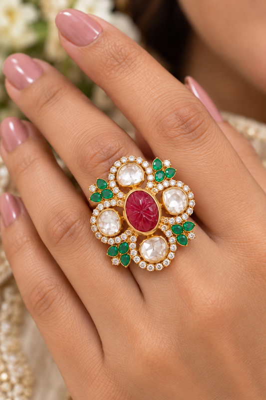925 Silver Adjustable Ring