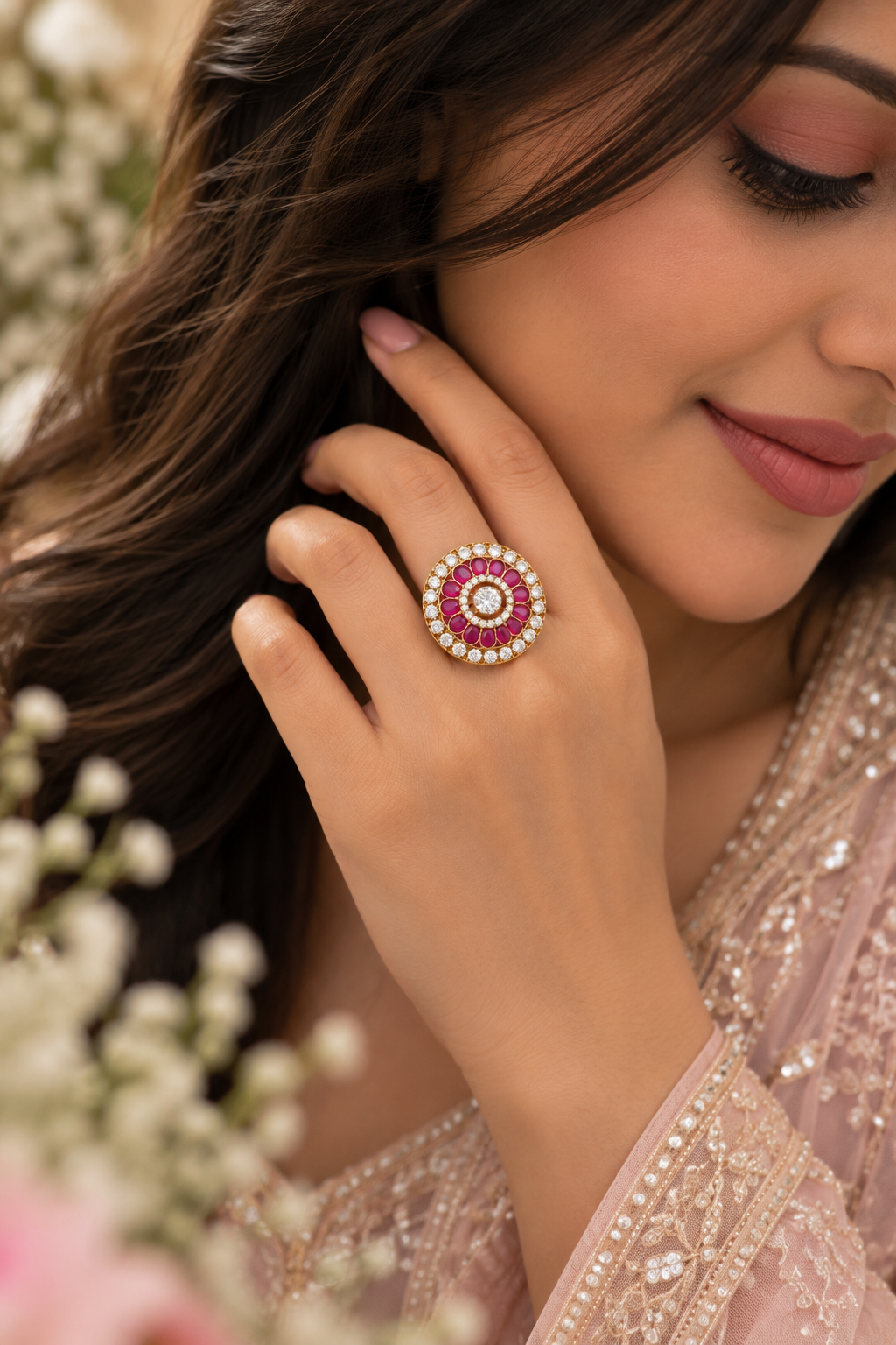 925 Silver Adjustable Ring
