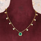 Pure Green Designer Neckline