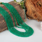 Natural Green strawberry Gemstone Beads Necklace Jewelry