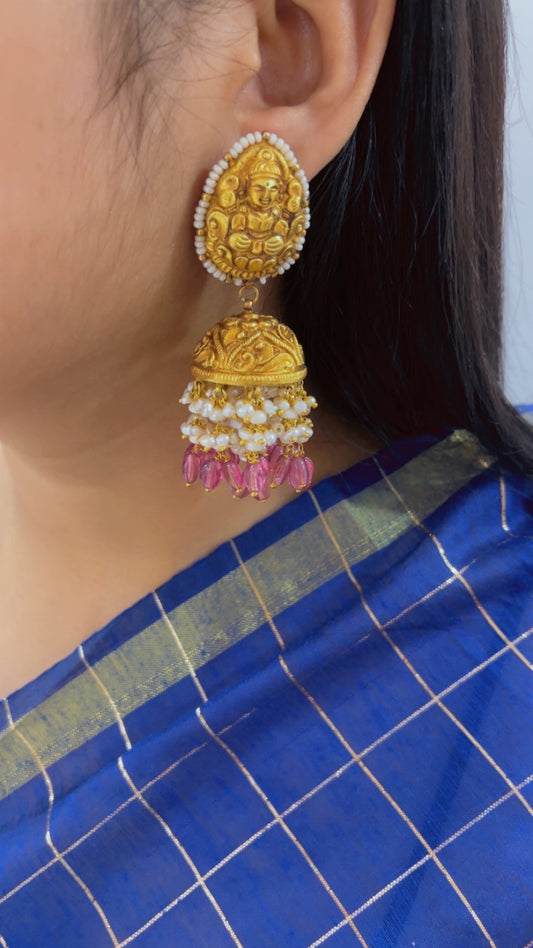 Designer 22k Gold Hallmarked Earrings