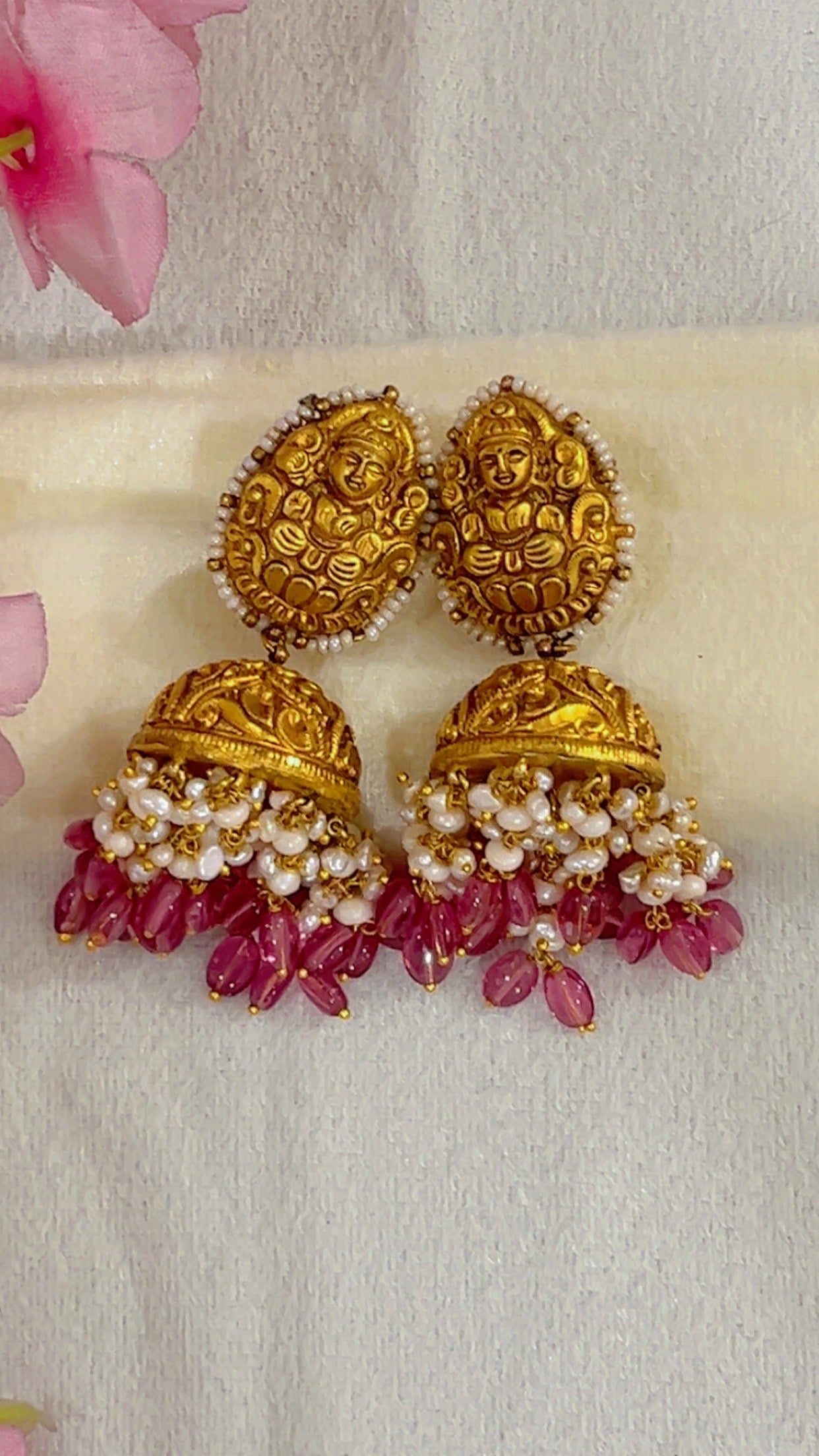 Designer 22k Gold Hallmarked Earrings