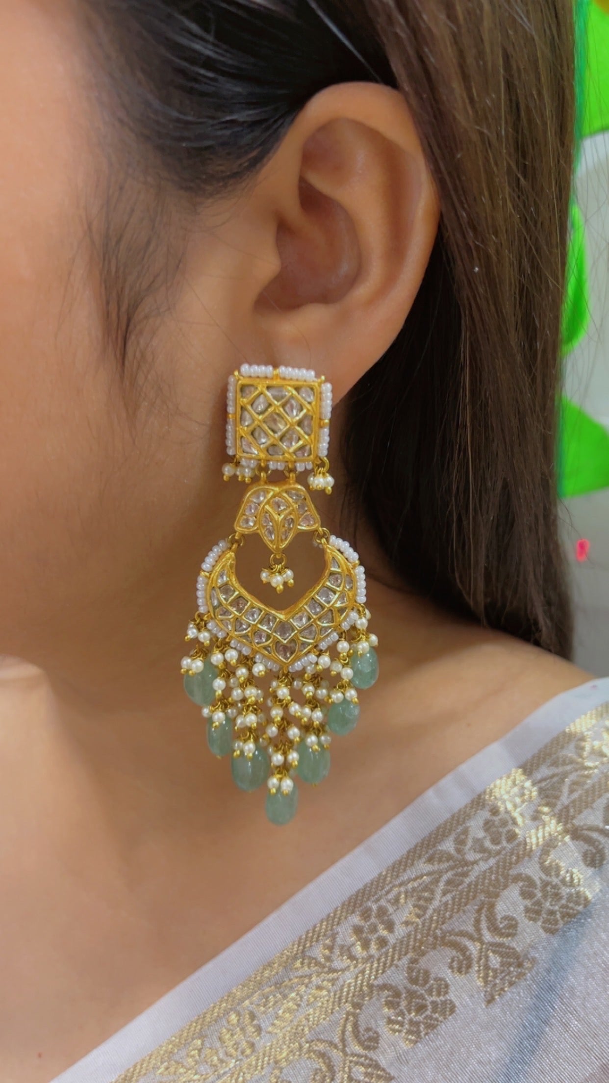 Designer 22k Gold Hallmarked Earrings