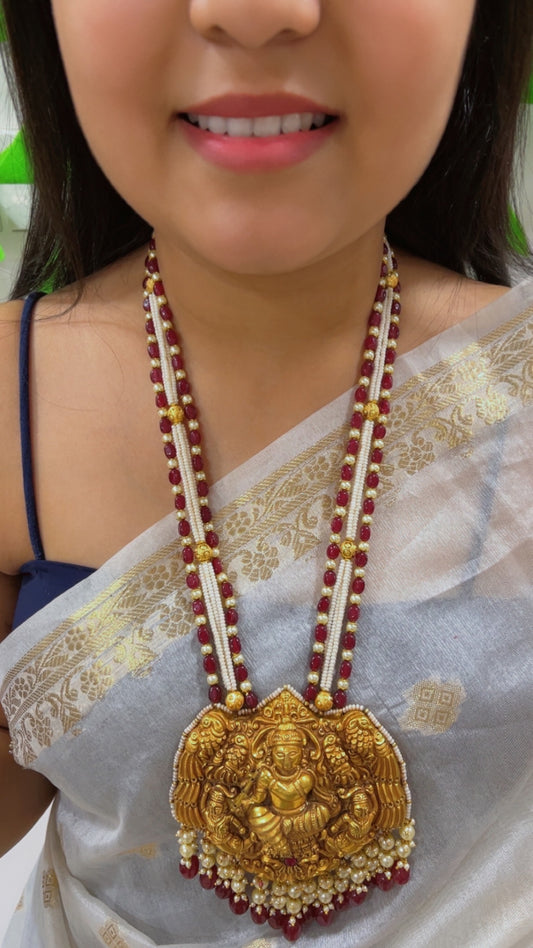 22K Gold Hallmarked Diamond Polki Necklace Jewelry