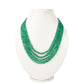Natural Green strawberry Gemstone Beads Necklace Jewelry